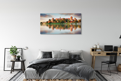 Slika na platnu Krakov grad reka
