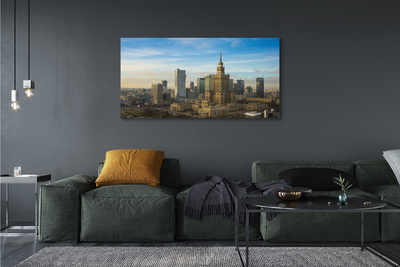 Slika na platnu Panorama varšava nebotičnikov