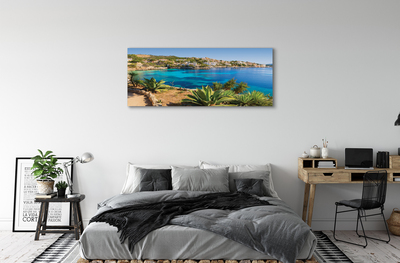 Slika na platnu Španija obala morje mesto