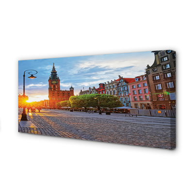 Slika na platnu Gdansk staro mesto vzhod