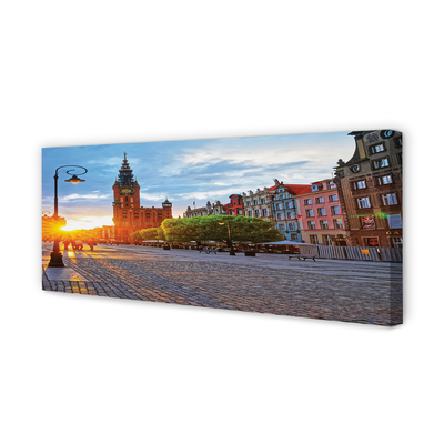 Slika na platnu Gdansk staro mesto vzhod