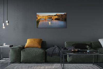 Slika na platnu Italija sunrise mostovi