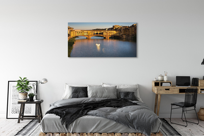 Slika na platnu Italija sunrise mostovi