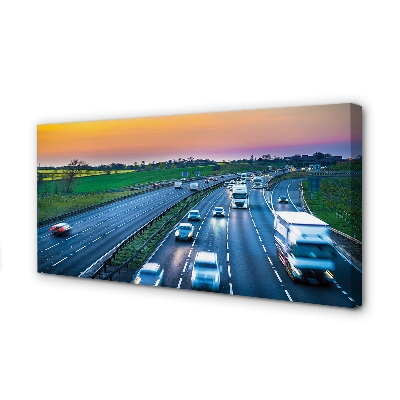 Slika na platnu Car avtoceste nebo