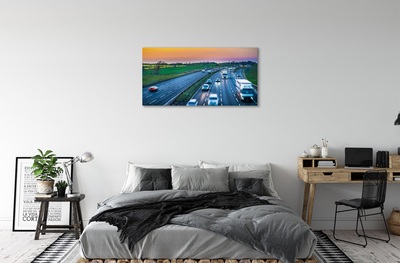 Slika na platnu Car avtoceste nebo