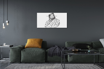 Slika na platnu Jezus risanje
