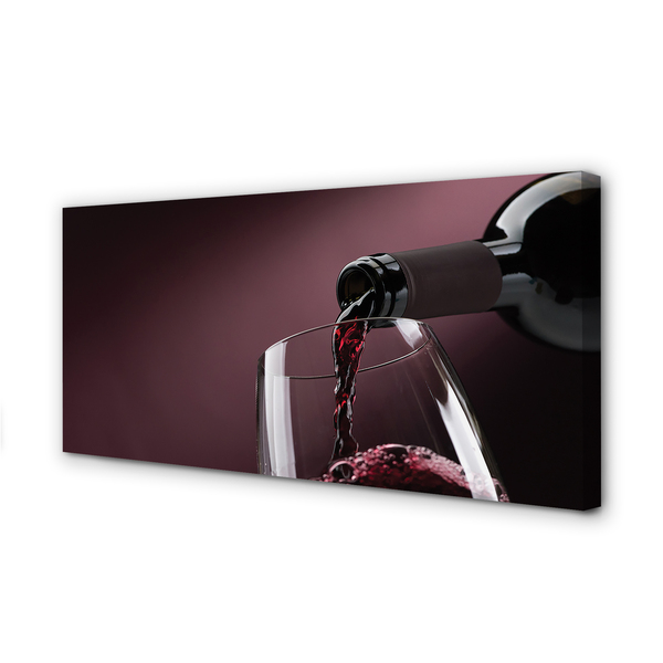 Slika na platnu Maroon belo vino