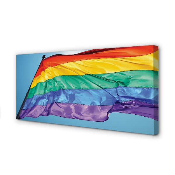 Slika na platnu Barvita zastava
