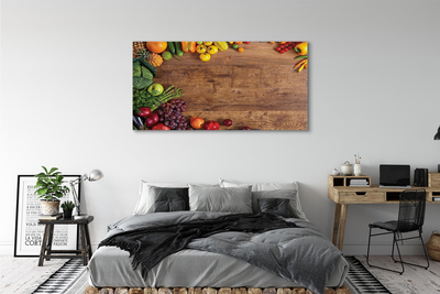 Slika na platnu Board beluši ananas jabolka