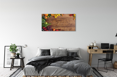 Slika na platnu Board beluši ananas jabolka