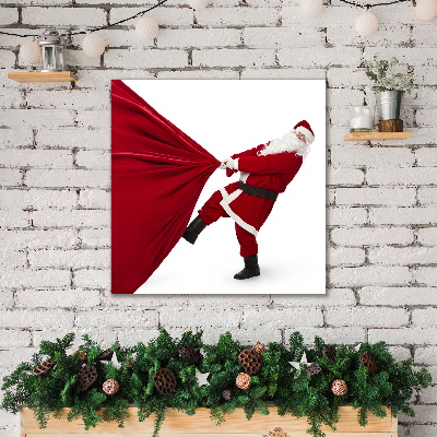 Slika na platnu Božična darila Santa Claus