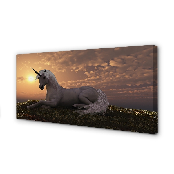 Slika na platnu Unicorn gora sunset