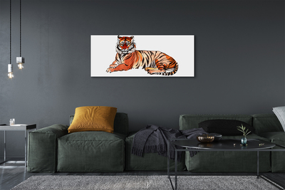 Slika na platnu Poslikano tiger