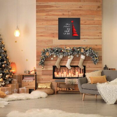 Slika na platnu Odstranitev božične dekoracije dreves