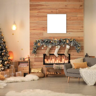 Slika na platnu Odstranitev božične dekoracije dreves