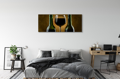 Slika na platnu 2 steklenici vina stekla
