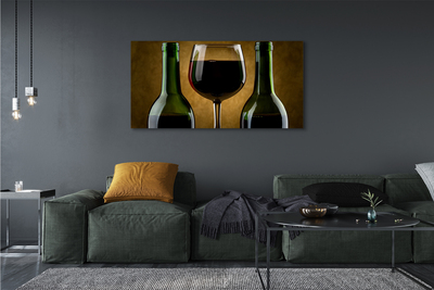 Slika na platnu 2 steklenici vina stekla