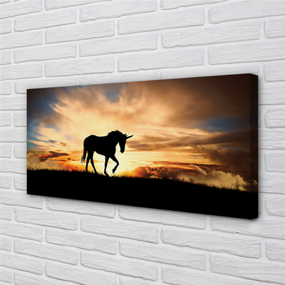 Slika na platnu Unicorn sunset