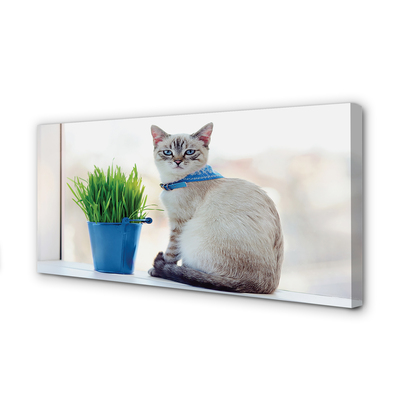 Slika na platnu Sedi mačka