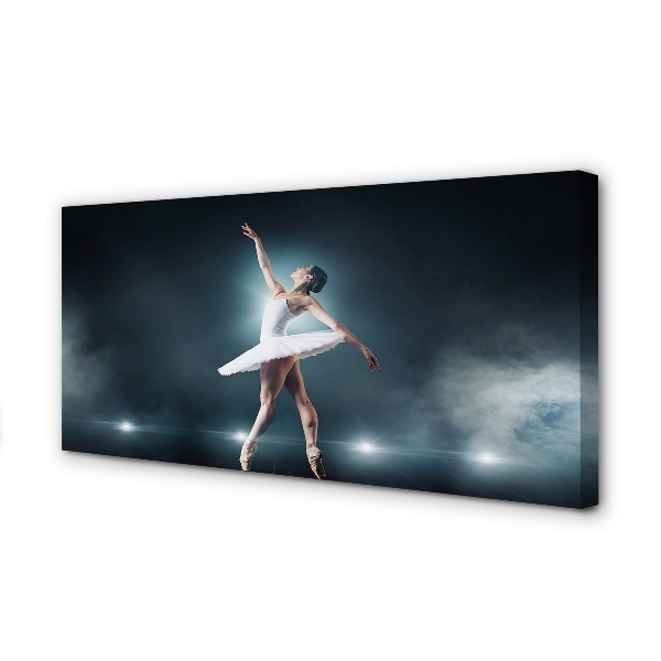 Slika na platnu Beli balet obleka ženska