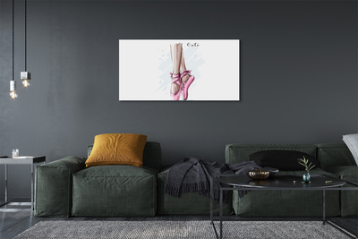 Slika na platnu Roza balet čevlje