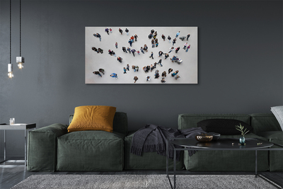 Slika na platnu Ljudje ptičji let