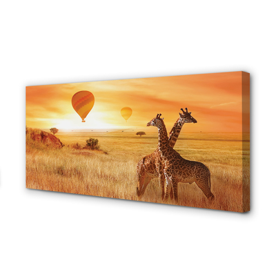 Slika na platnu Baloni nebo žirafa