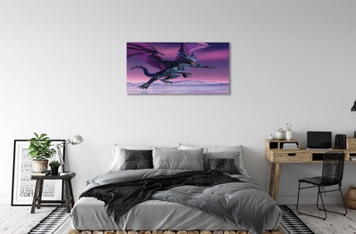 Slika na platnu Dragon barvita nebo