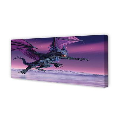 Slika na platnu Dragon barvita nebo