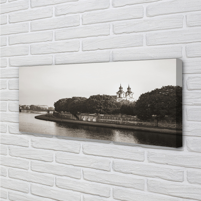 Slika na platnu Krakov reka most