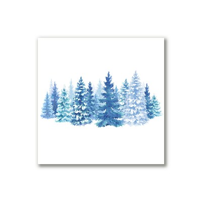 Slika na platnu Božično drevo Snow Zima