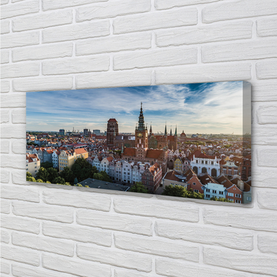 Slika na platnu Cerkev gdańsk panorama