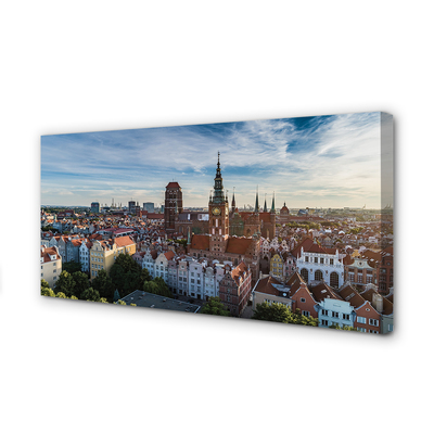 Slika na platnu Cerkev gdańsk panorama