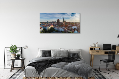 Slika na platnu Cerkev gdańsk panorama