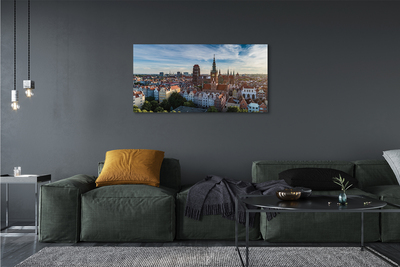 Slika na platnu Cerkev gdańsk panorama