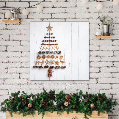 Slika na platnu GingerbRead Christmas Tree Božični okraski