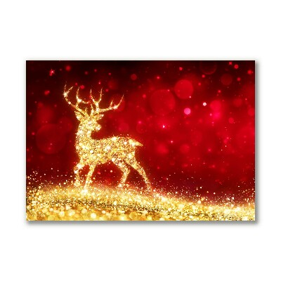 Slika na platnu Zlata severna Božična dekoracija