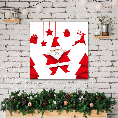 Slika na platnu Božična darila Santa Claus