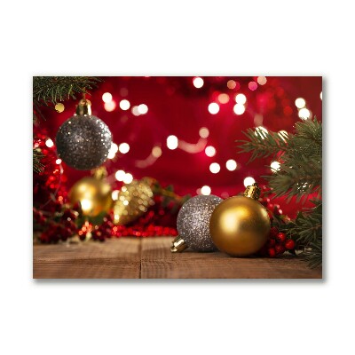 Slika na platnu Božično drevo. Okraski za počitnice Baubles