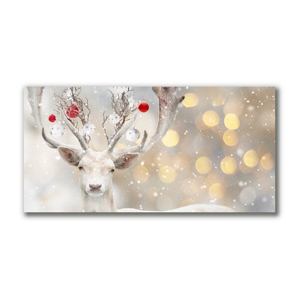 Slika na platnu Božič belih severnih jelenov