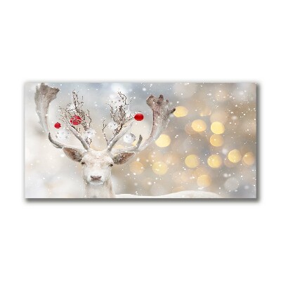 Slika na platnu Božič belih severnih jelenov