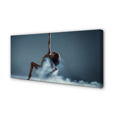 Slika na platnu Ženska ples dim