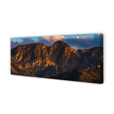 Slika na platnu Mountain sunset