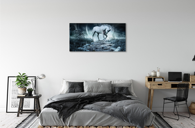 Slika na platnu Forest unicorn luna