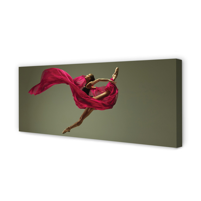 Slika na platnu Ženska roza mrežnega materiala
