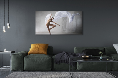 Slika na platnu Ženska ples bela snov