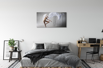Slika na platnu Ženska ples bela snov