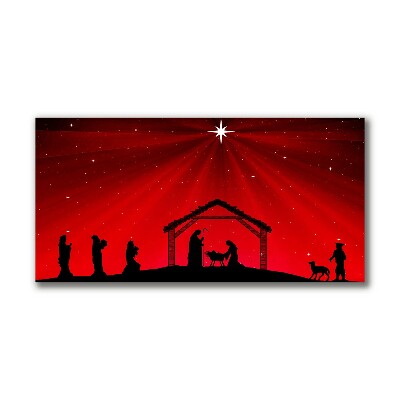 Slika na platnu Božična zvezda. Božič