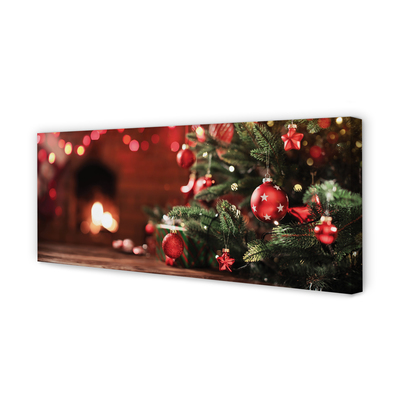 Slika na platnu Božično drevo baubles luči darila