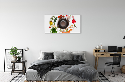 Slika na platnu Spoon paradižnik peteršilj